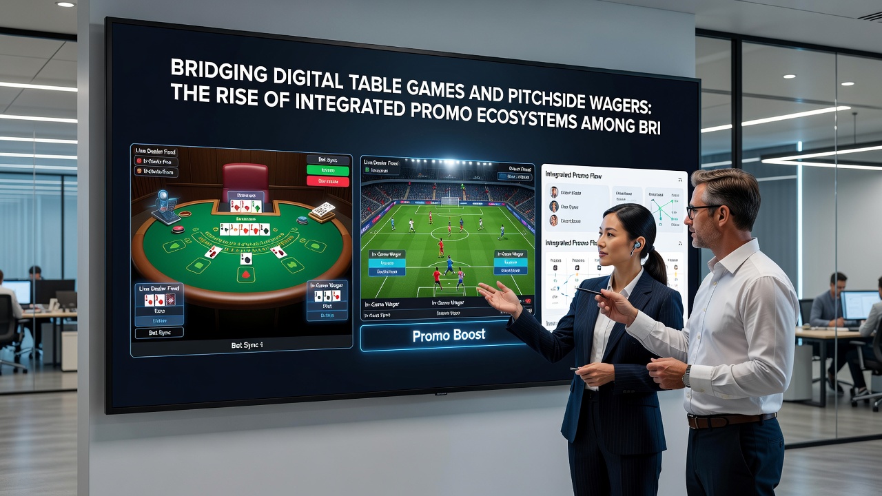Screenshot of a unified betting app displaying both digital roulette table and live stadium wager options side by side