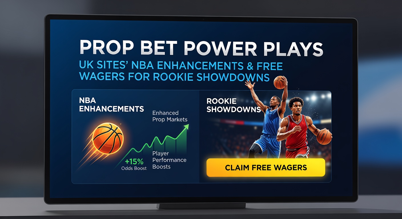 NBA rookie players in action during a intense prop bet-highlighted showdown, with overlaid odds boosts from UK bookmakers
