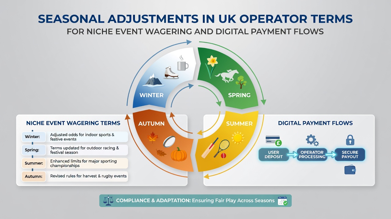 Digital payment transaction screens displaying seasonal wagering adjustments for niche UK betting events