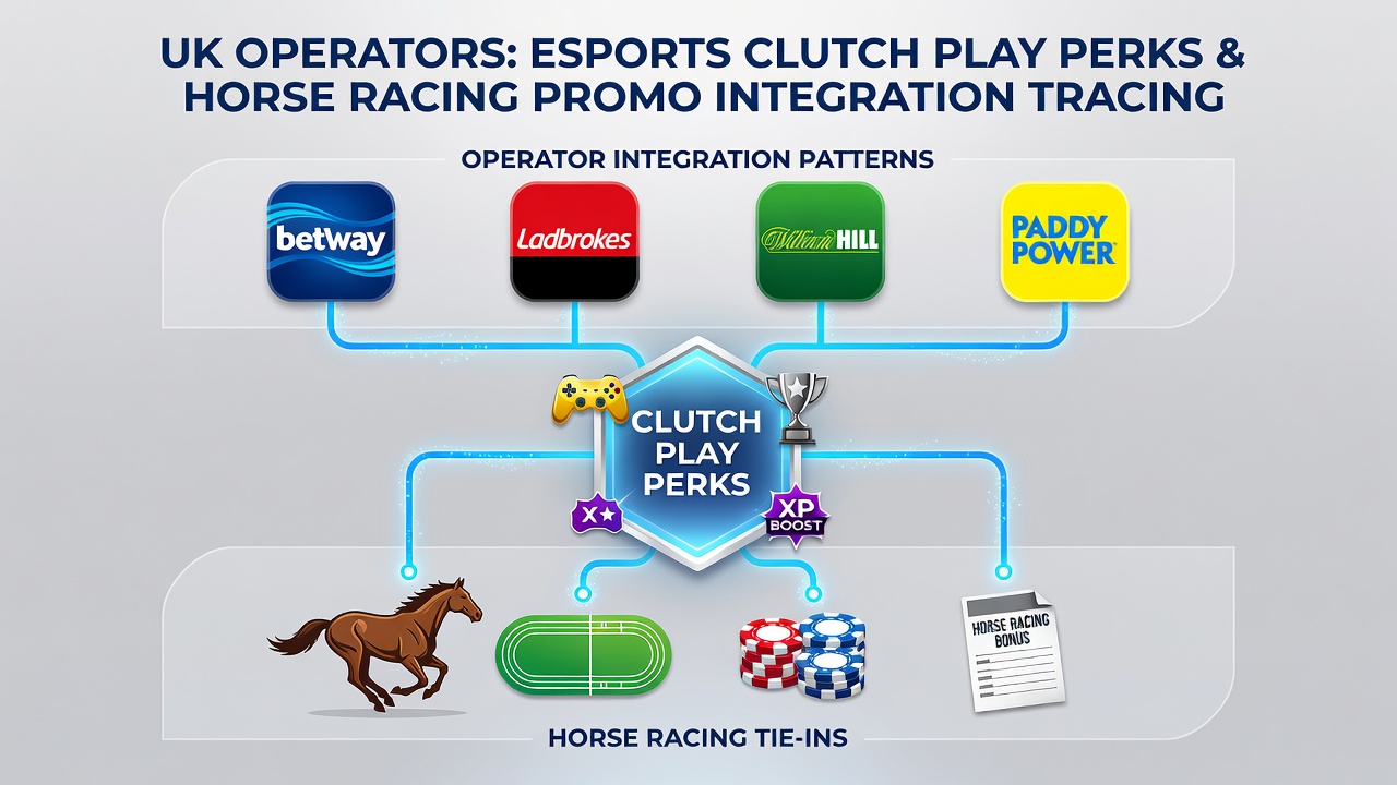 Analytics dashboard showing correlation between esports clutch rewards and horse racing extra place usage across UK operator accounts