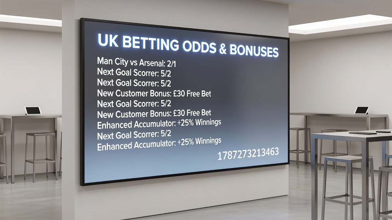 Detailed view of bonus terms and odds comparison tools used by UK betting sites